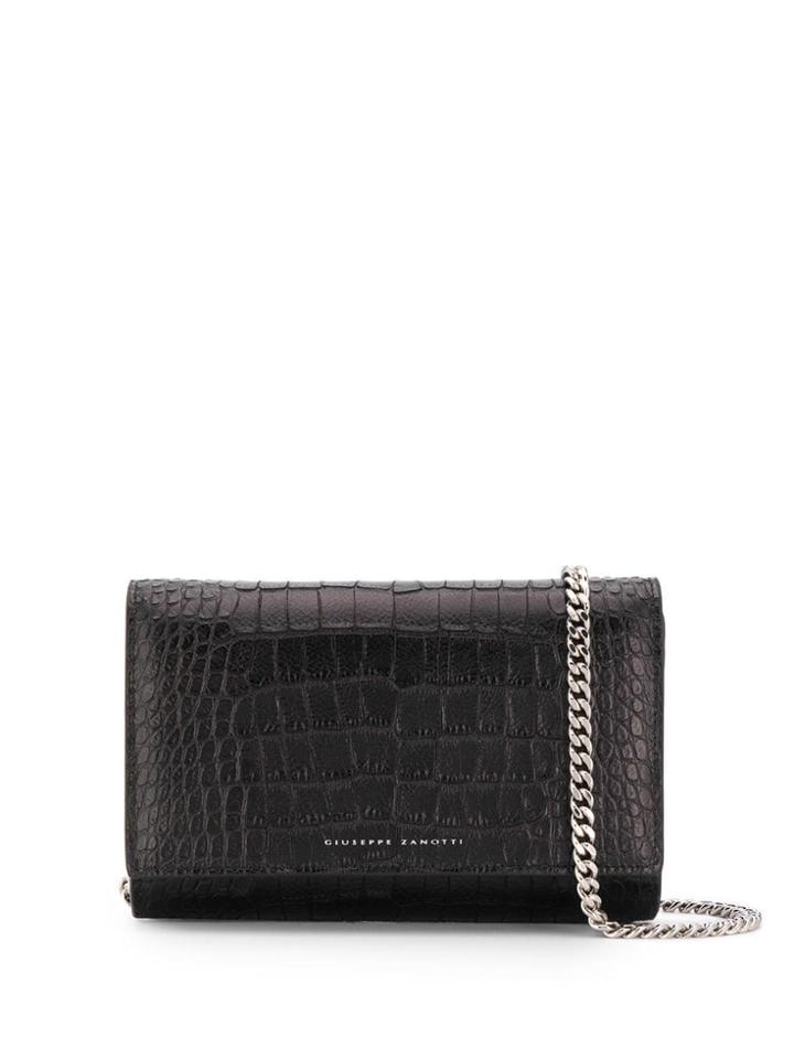 Giuseppe Zanotti Emilee Clutch Bag - Black
