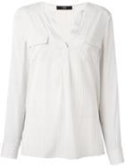 Steffen Schraut Pinstriped Blouse