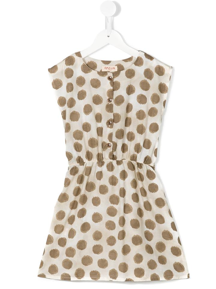Amelia Milano Angie Dress, Toddler Girl's, Size: 4 Yrs, Nude/neutrals