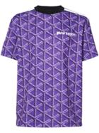 Palm Angels Storm Monogram-print T-shirt - Pink & Purple