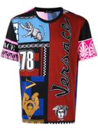 Versace Multi-pattern T-shirt - Multicolour