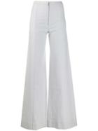 Emanuel Ungaro Pre-owned 1970's Flared Trousers - Blue
