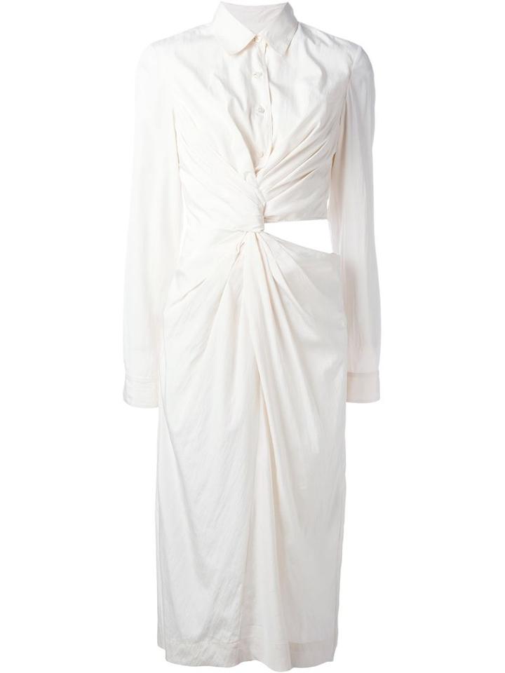 Jil Sander Twist Detail Shirt Dress
