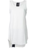 First Aid To The Injured - Fasciae Tank Top - Women - Cotton - 4, Women's, White, Cotton