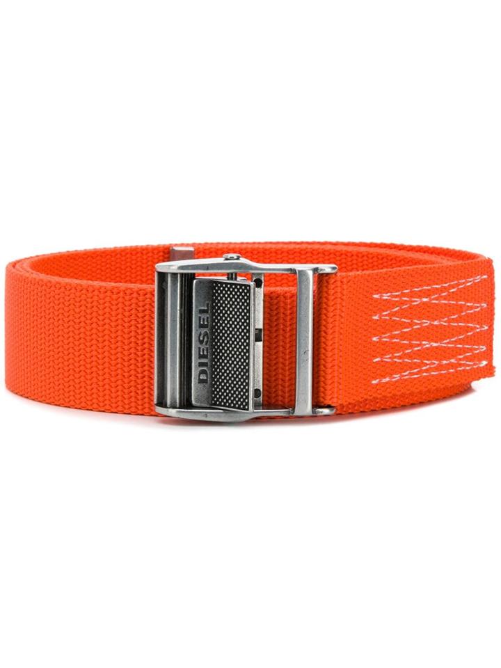Diesel B-onavigo Technical Tape Belt - Orange