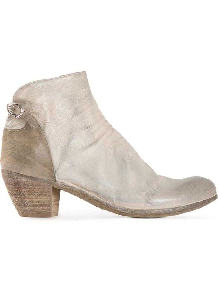 Officine Creative Chabrol Boots, Women's, Size: 41, Grey, Leather