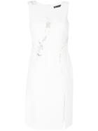 Versace Baroque Sleeveless Dress - White