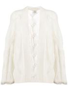 Forte Forte Cable Knit Cardigan - White