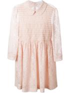 Red Valentino Lace Collar Dress