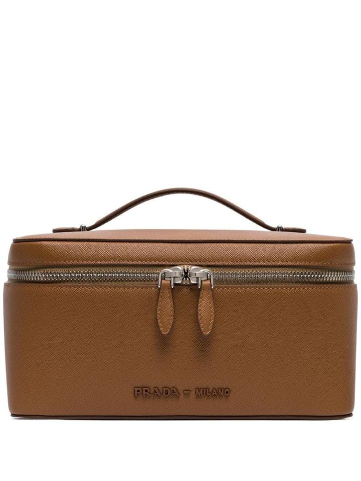 Prada Mini Travel Case - Brown