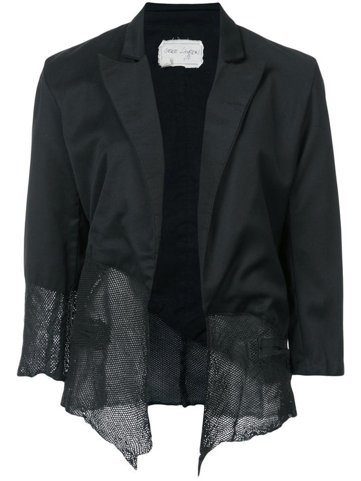 Greg Lauren Asymmetric Blazer - Black