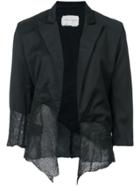 Greg Lauren Asymmetric Blazer - Black