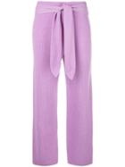 Nanushka Tigre Knitted Trousers - Purple