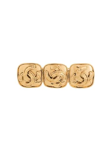 Chanel Vintage Chanel Vintage Cc Logos Brooch Pin Corsage - Gold