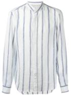 Brunello Cucinelli - Striped Shirt - Men - Silk/cotton/linen/flax - S, White, Silk/cotton/linen/flax
