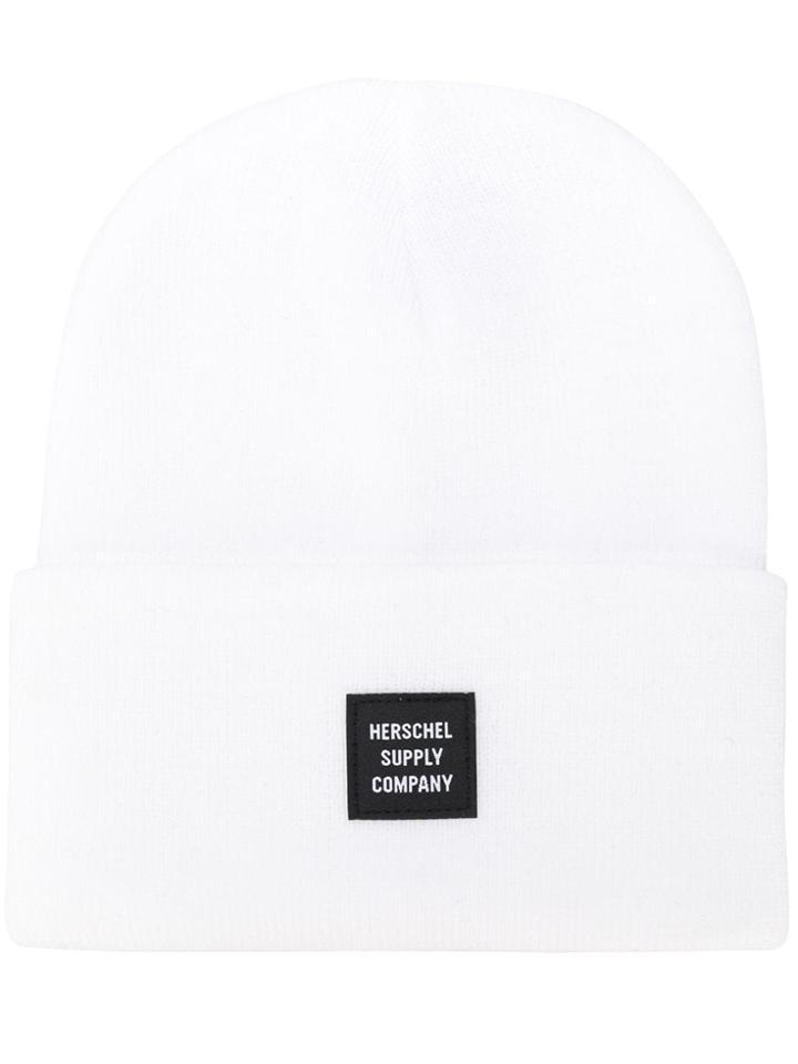 Herschel Supply Co. Rolled Beanie - White
