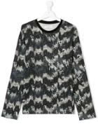 John Galliano Kids Printed Top - Black