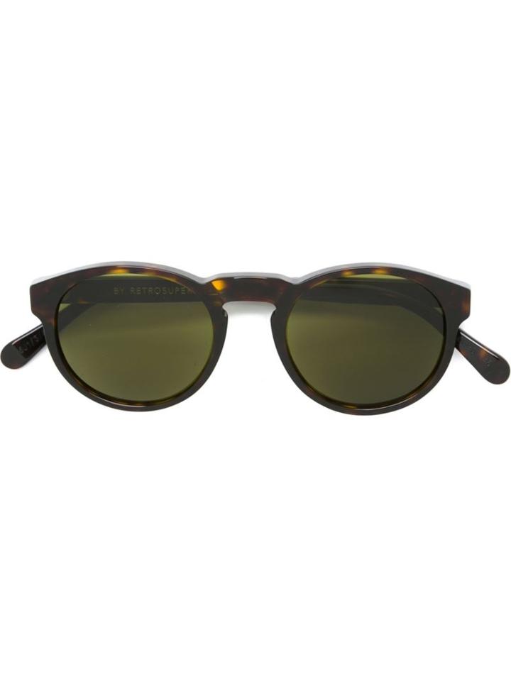 Retrosuperfuture Round Brown Lenses Sunglasses