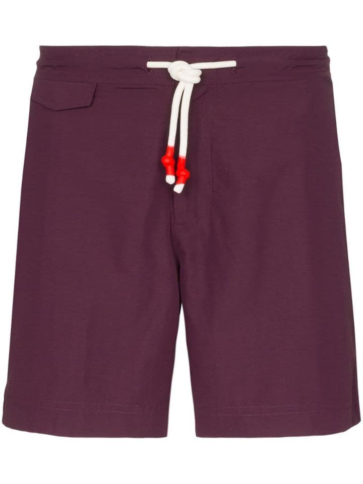Orlebar Brown Drawstring Swim Shorts - Purple