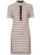 Veronica Beard - Striped Polo Dress - Women - Cotton - L, Blue, Cotton