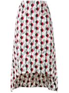 Marni - Garland Print Runway Skirt - Women - Cotton - 42, White, Cotton