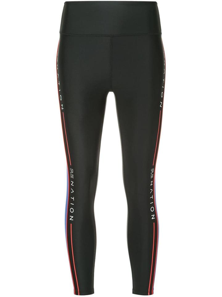 P.e Nation Three Point Leggings - Black