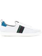 Ps By Paul Smith Perforated Lace-up Sneakers - White