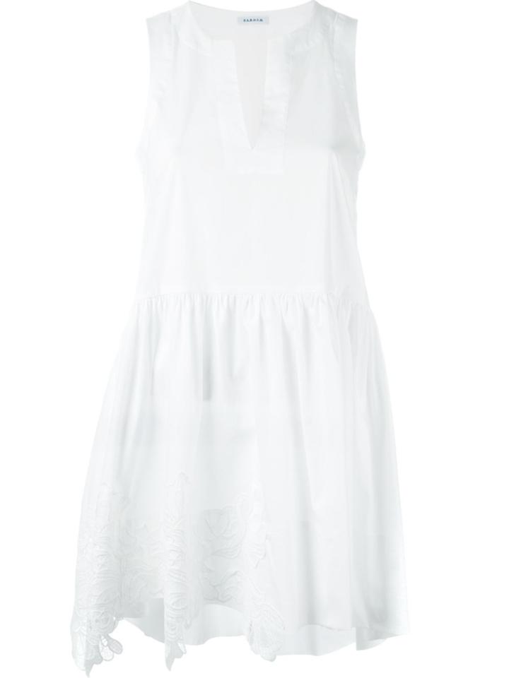 P.a.r.o.s.h. V Neck Dress - White