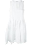 P.a.r.o.s.h. V Neck Dress - White