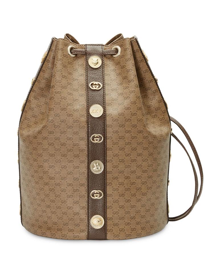 Gucci Mini Gg Supreme Backpack - Neutrals