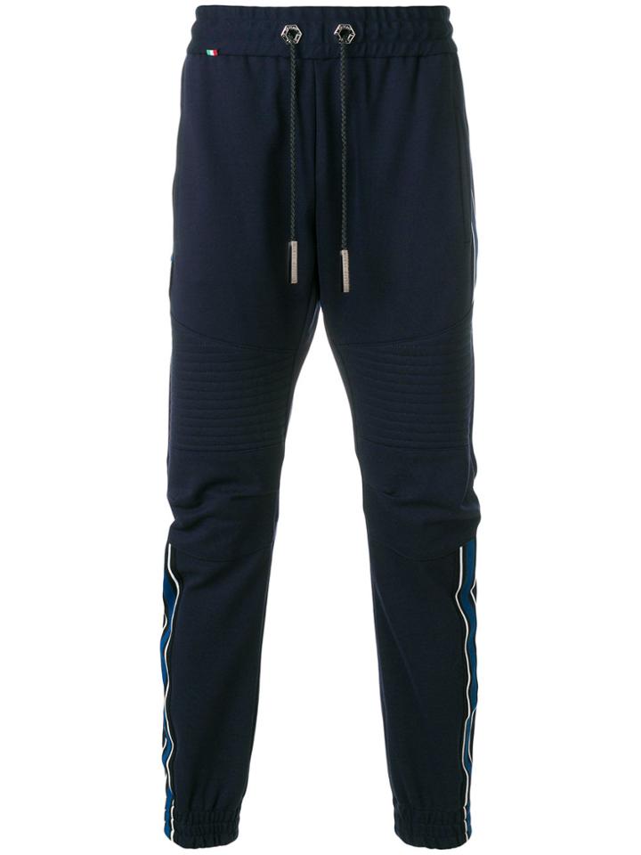 Philipp Plein Drawstring Track Pants - Blue