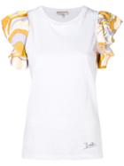 Emilio Pucci Ruffled Sleeves T-shirt - White