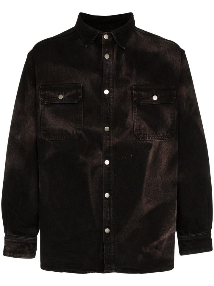 424 Oversized Shirt Jacket - Black