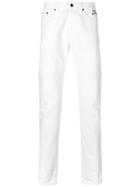 Saint Laurent Mid-rise Slim-fit Jeans - White