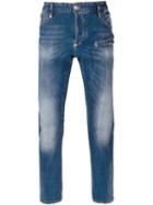 Philipp Plein Slam Jeans, Men's, Size: 34, Blue, Cotton/spandex/elastane