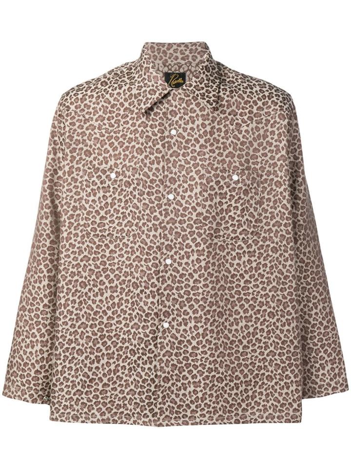 Needles Leopard Print Shirt - Neutrals