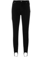 Msgm - Ski-pant Jeans - Women - Cotton/elastodiene/polyester - 42, Black, Cotton/elastodiene/polyester