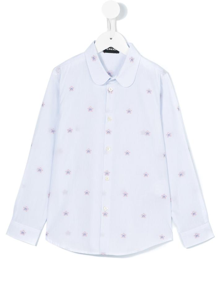 Gucci Kids - 25 Striped Shirt - Kids - Cotton - 4 Yrs, Blue