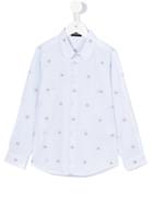 Gucci Kids - 25 Striped Shirt - Kids - Cotton - 4 Yrs, Blue
