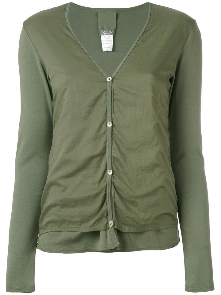 Kristensen Du Nord - Button-up Cardigan - Women - Cotton - 1, Green, Cotton