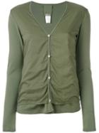 Kristensen Du Nord - Button-up Cardigan - Women - Cotton - 1, Green, Cotton