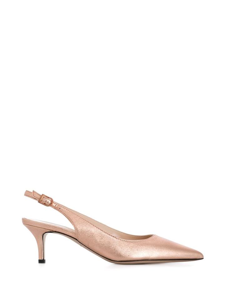 Marc Ellis Slingback Strap Pumps - Pink