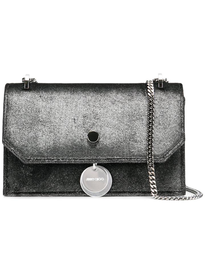 Jimmy Choo Finley Small Shoulder Bag - Grey
