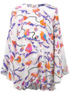 Emilio Pucci Floral Print Oversize Tunic, Women's, Size: 40, Silk