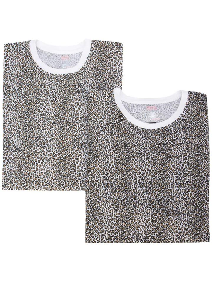 Supreme Leopard Print T-shirt - Brown