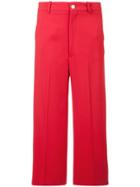 Gucci Culotte Trousers With Web - Red