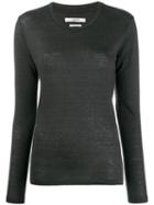Isabel Marant Étoile Round Neck Jersey Top - Grey
