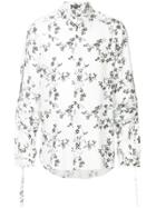 Ann Demeulemeester Floral Print Shirt - White