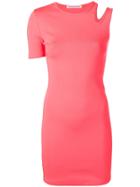 T By Alexander Wang Asymmetrical T-shirt Dress - Pink
