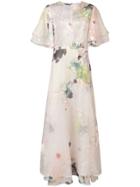 Kamperett Lenora Hand Painted Dress - Neutrals